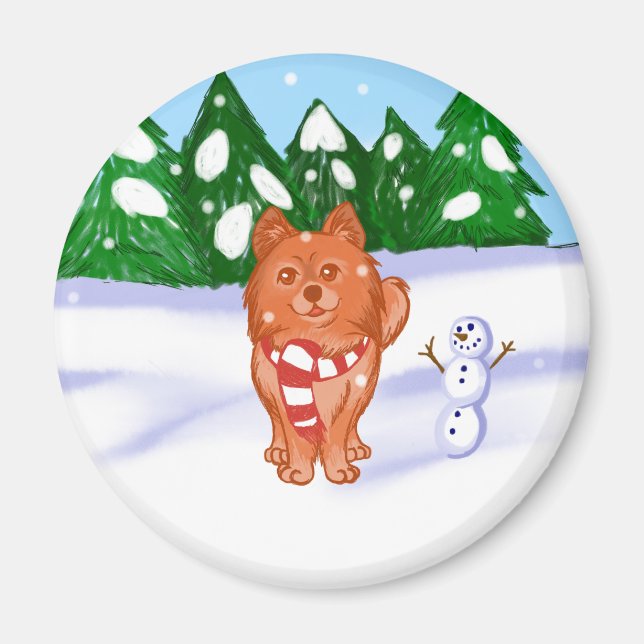 Íman Snow Puppy (Frente)