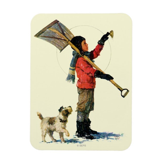 Íman Snow Shoveler (Vertical)
