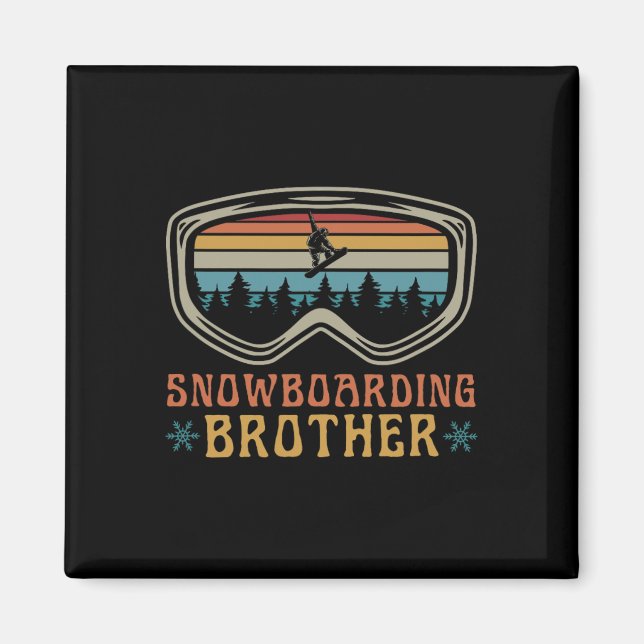 Íman Snowboard Brother Match Family Snowboard Tri (Frente)