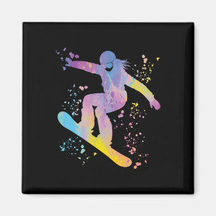 Íman Snowboard Colorida Snowboard &#