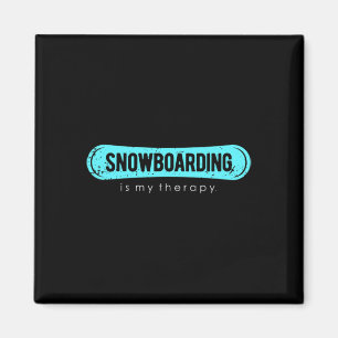 Íman Snowboard É A Minha Terapia, Snowboard Mountain Wi