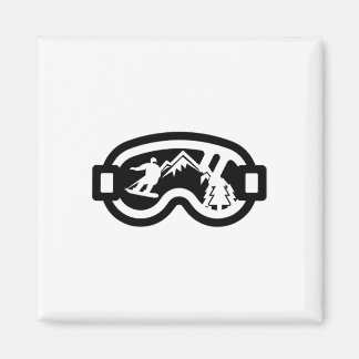 Íman Snowboard Goggles Mountain Snowboard