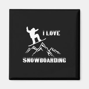 Íman Snowboard Love Snowboard