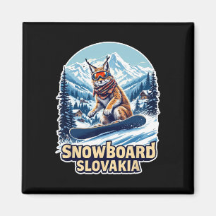 Íman Snowboard Lynx Na Eslováquia Adventure