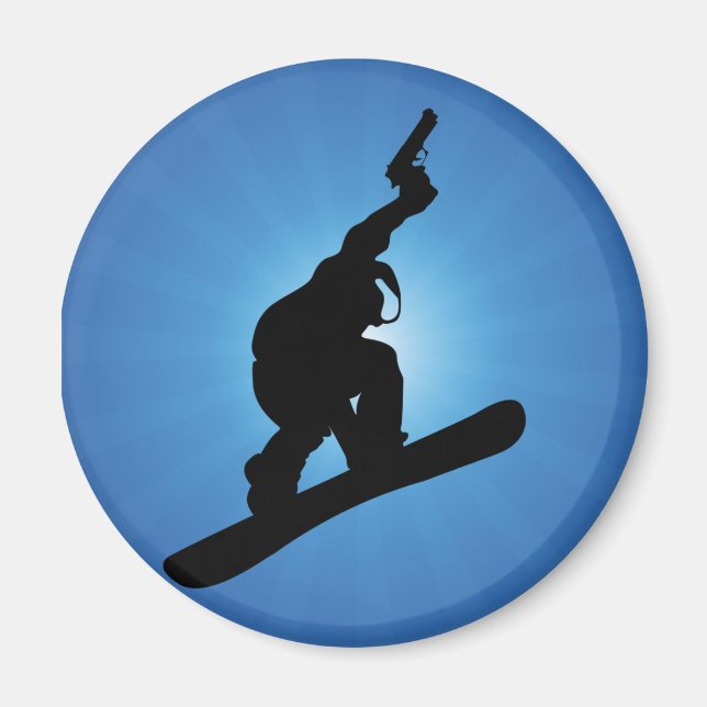 Íman Snowboard Outlaw (Frente)