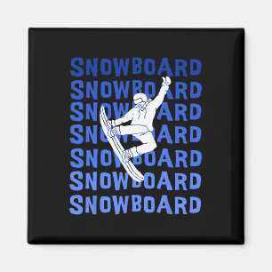 Íman Snowboard Snowboarder Shredder Crianças Esportes d