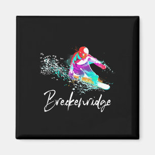 Íman Snowboard Vintage Breckenridge Colorado Tee