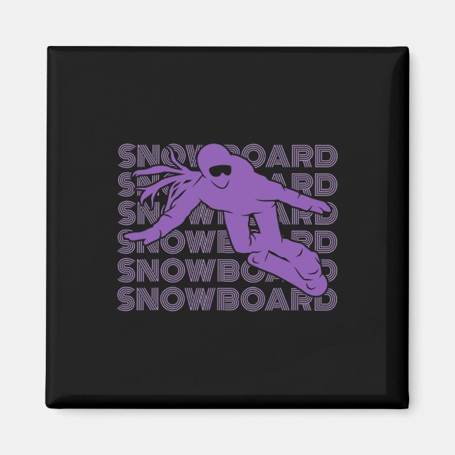 Íman Snowboard Women Snowboard Snowboard 2 (Frente)