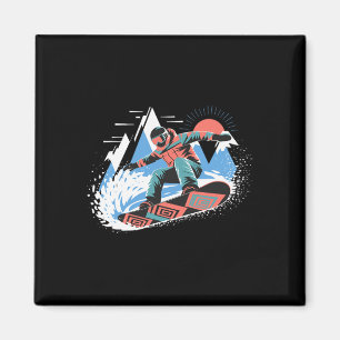 Íman Snowboarder Master Slopes Snowboard Snowboboa