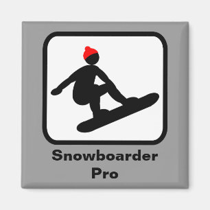 Íman Snowboarder pro