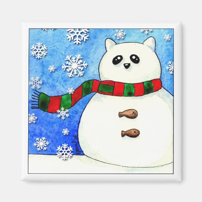 Íman SNOWCAT - Magnet (Frente)