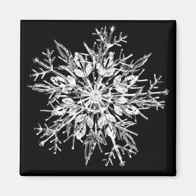 Íman Snowflake Crystal (Frente)