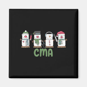 Íman Snowman Cma Enfermeira Medicina Certificada de Nat