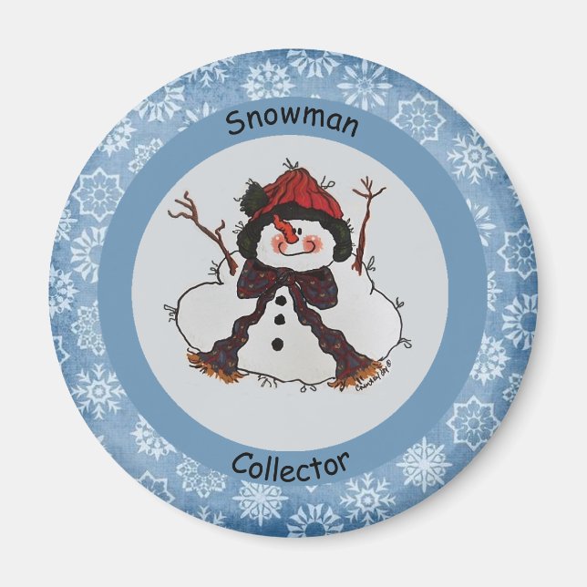 Íman Snowman Collector Magnet (Frente)