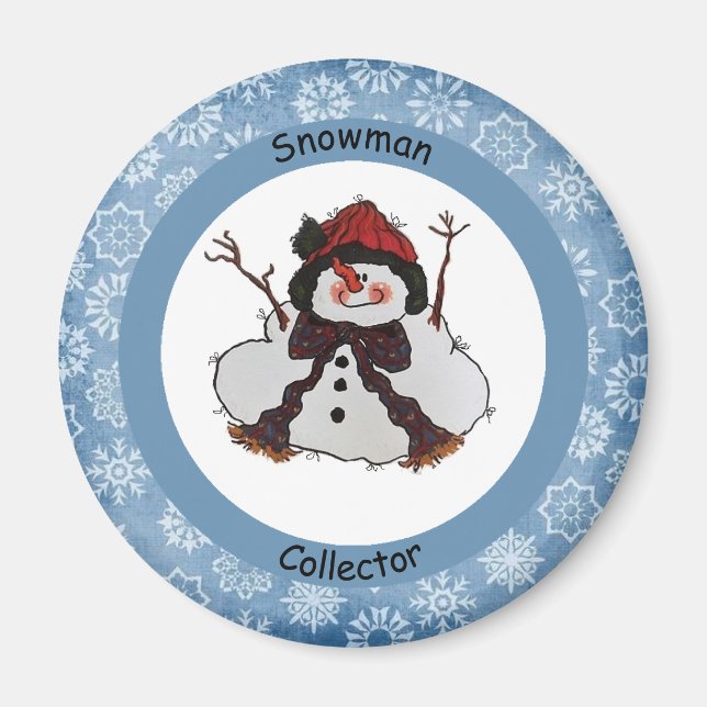 Íman Snowman Collector Magnet (Frente)