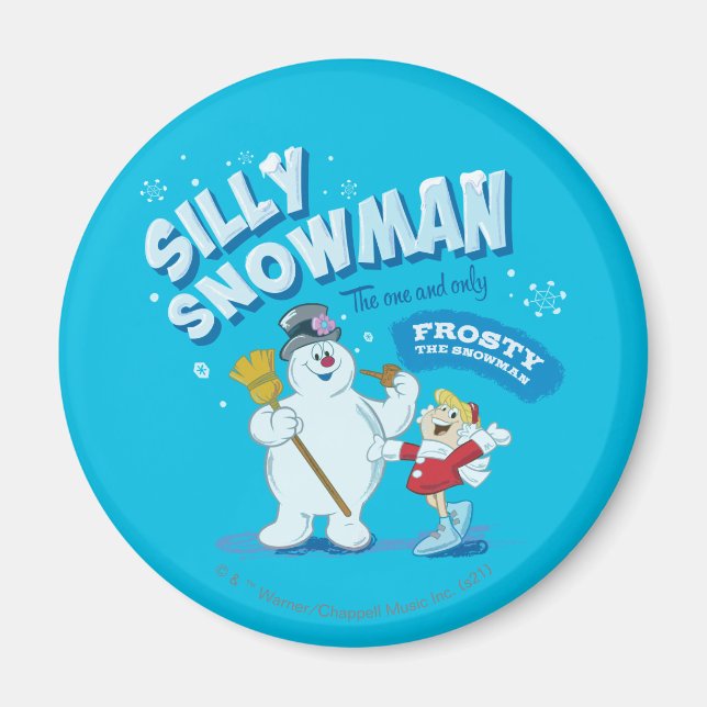 Íman Snowman™ congelado | "Bobo Snowman" (Frente)