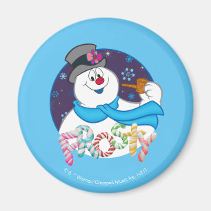 Íman Snowman™ congelado Nome Colorido da Canela de Do