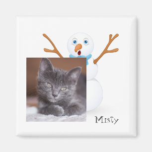 Íman Snowman e Gatinho personalizável