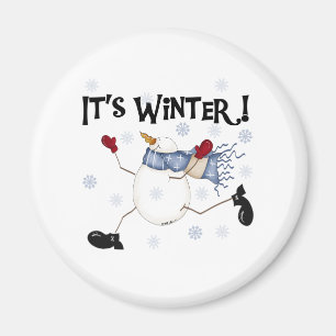 Íman Snowman, é o inverno