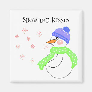 Íman Snowman Kisses