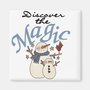 Íman Snowman Magic T-shirts e presentes