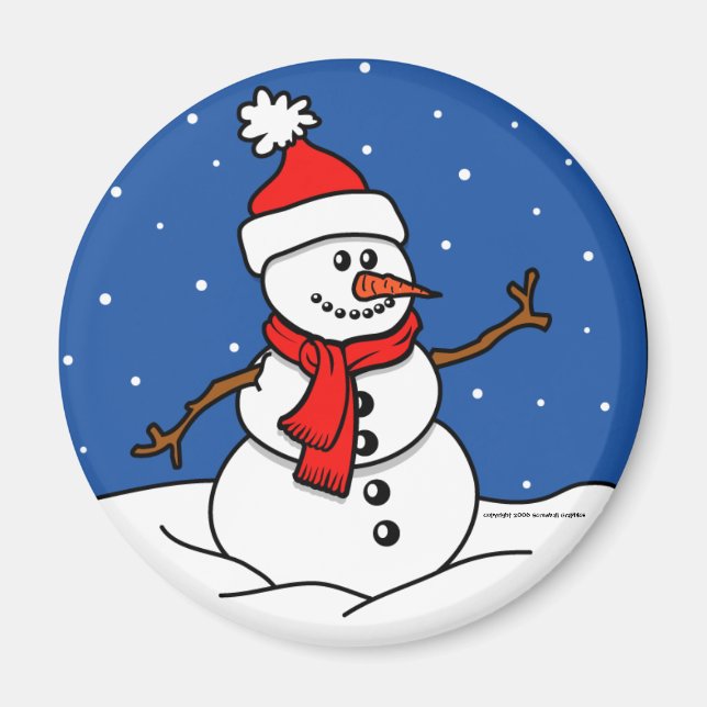 Íman Snowman Magnet (Frente)