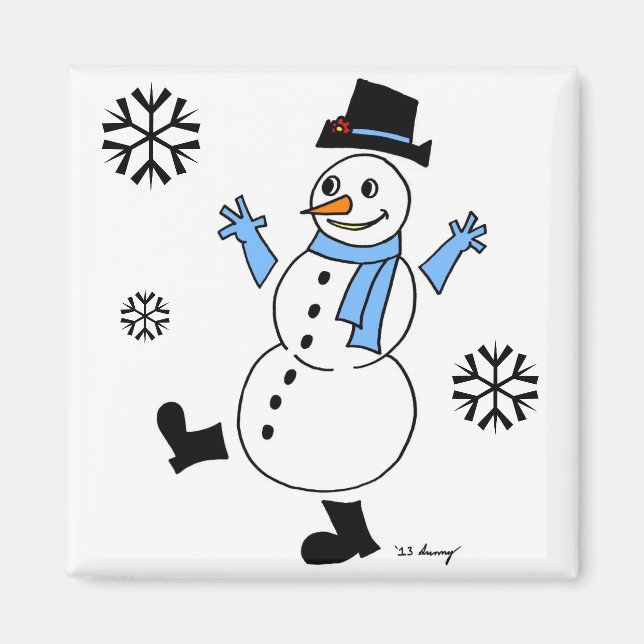 Íman Snowman Magnet (Frente)