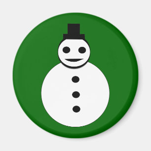 Íman Snowman Magnet, um sorriso de Natal