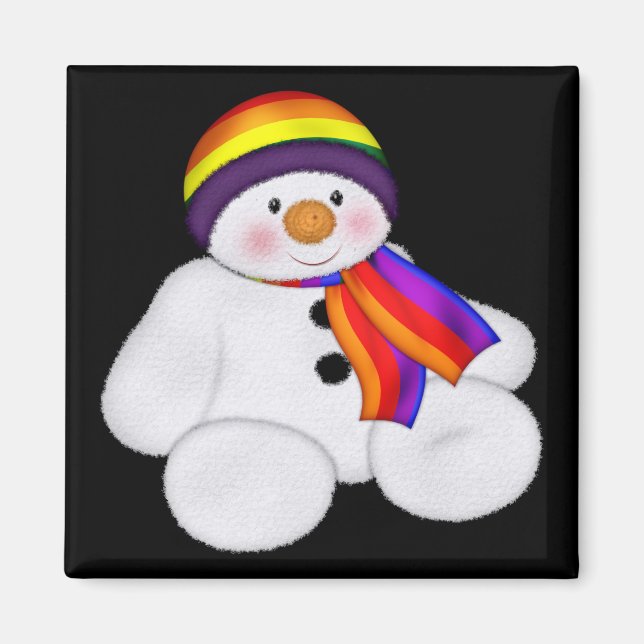 Íman Snowman Pride (Frente)