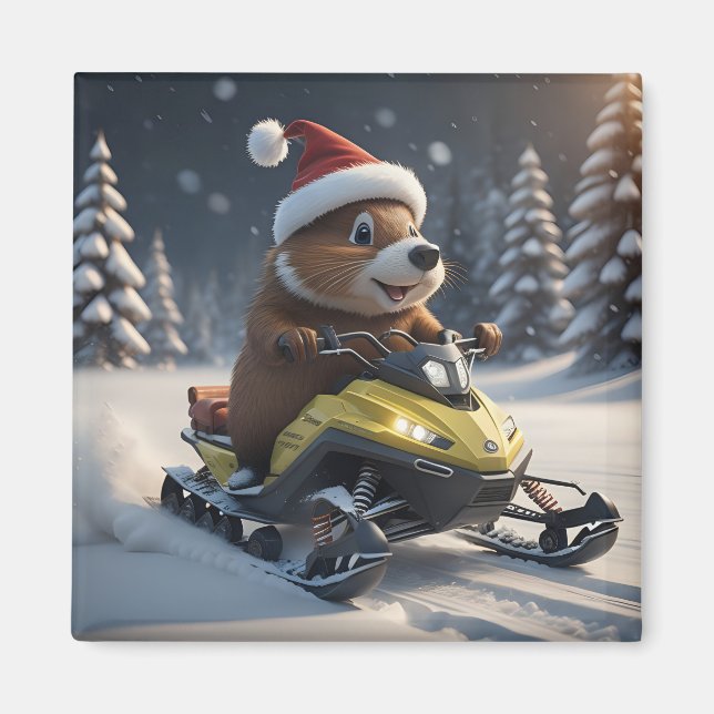 Íman Snowmobile Magnet (Frente)