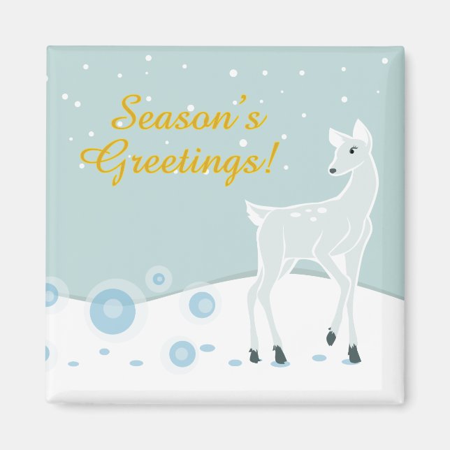 Íman Snowy Deer (Frente)