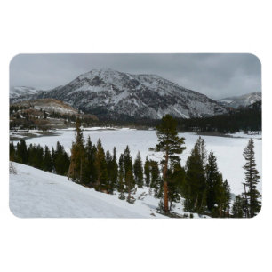 Íman Snowy Ellery Lake California Fotografia de inverno