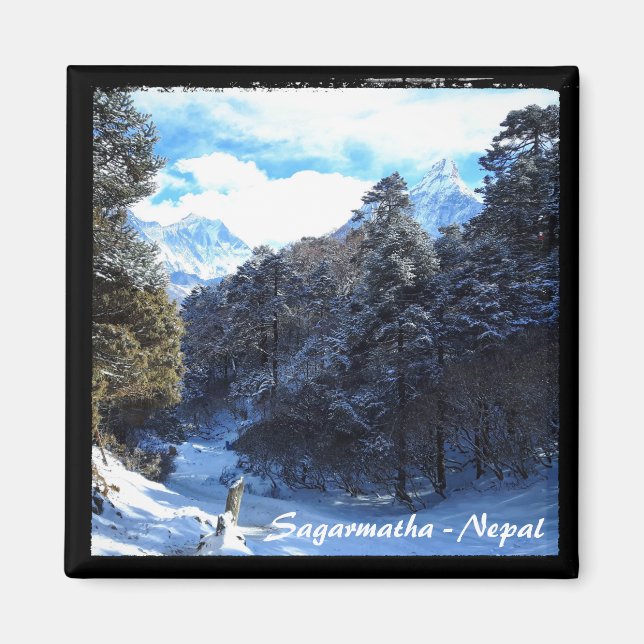 Íman Snowy Himalayas, Sagarmatha - Nepal (Frente)