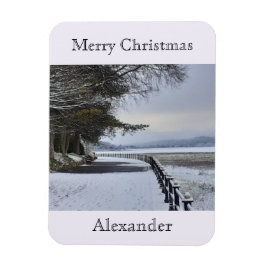 Íman Snowy Morning Flexível