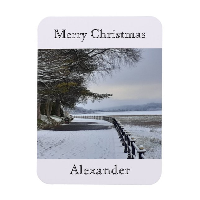 Íman Snowy Morning Flexível (Vertical)