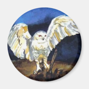 Íman Snowy Owl por Paula Atwell