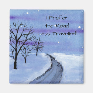 Íman Snowy Road