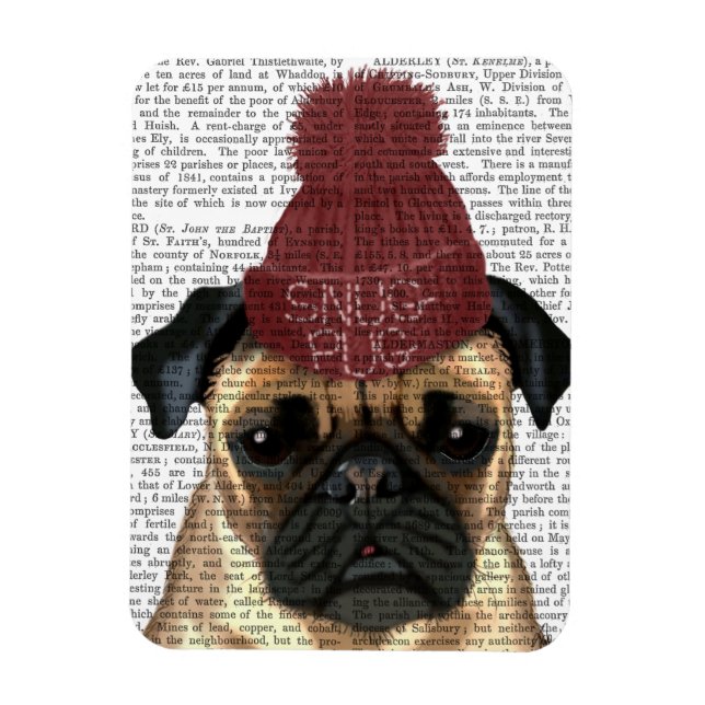 Íman Snug Pug (Vertical)