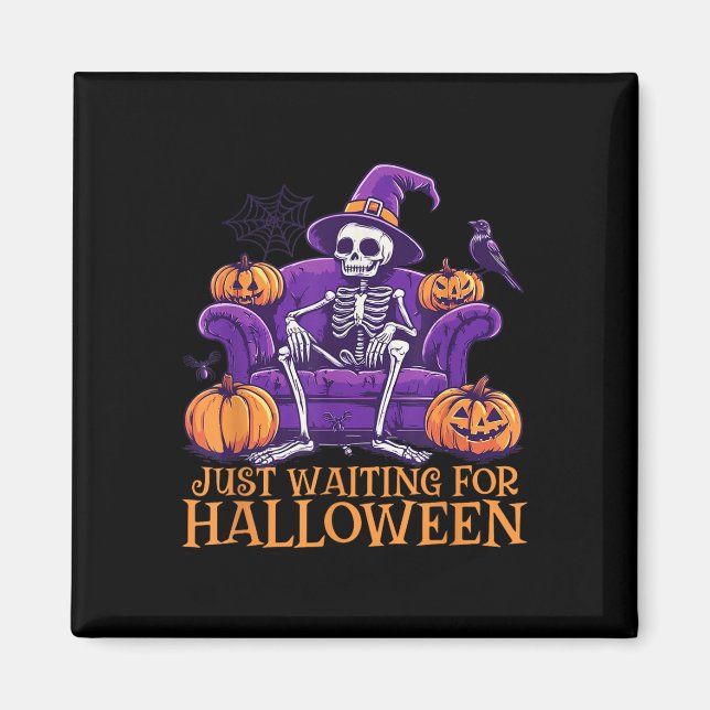 Íman Só Esperando A Camisa De Halloween - Summerwin Fun (Frente)
