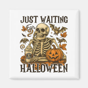 Íman Só Esperando O Esqueleto De Halloween, Fala A Esta