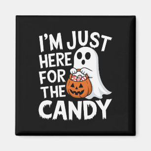 Íman Só estou aqui para o Lollipop de Candi Halloween