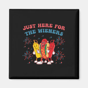 Íman Só estou aqui para os Wieners Engraçados 4 de julh
