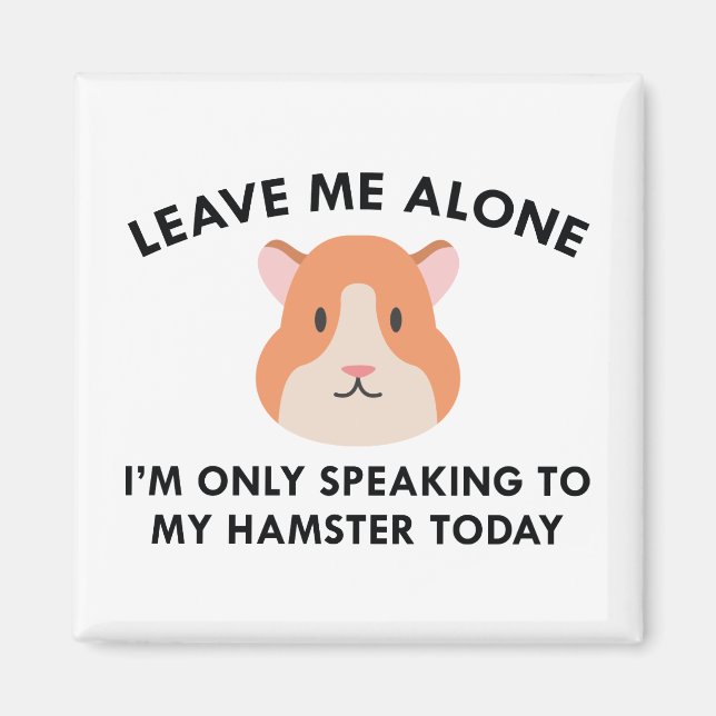 Íman Só Falando Com Meu Hamster (Frente)