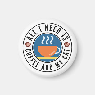 Íman Só Preciso De Café E Meu Gato