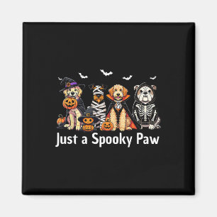 Íman Só Um Cachorro De Halloween Louco Ao Longo Do Outo
