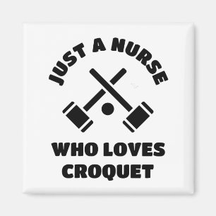Íman Só uma enfermeira que adora croquet.