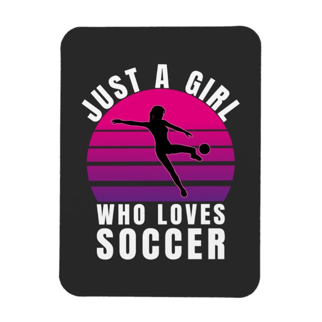 Íman Só uma garota que ama futebol (Vertical)