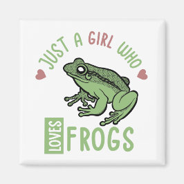 Íman Só uma garota que ama sapos de presentes para aman