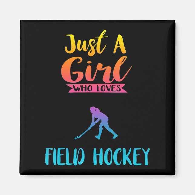 Íman Só Uma Menina Que Ama O G De Hockey De Campo (Frente)