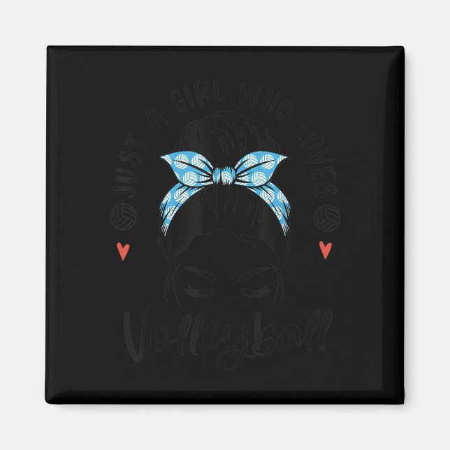 Íman Só Uma Menina Que Ama Presentes De Voleibol Para A (Frente)